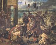 Eugene Delacroix Entry of the Crusaders into Constantinople on 12 April 1204 (mk05) Norge oil painting reproduction